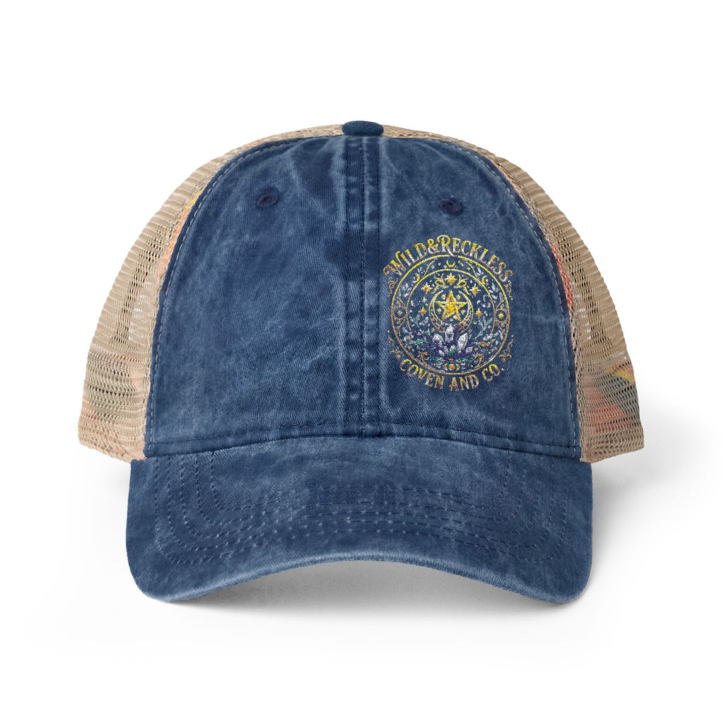 Women's Washed Mesh-Back Cap