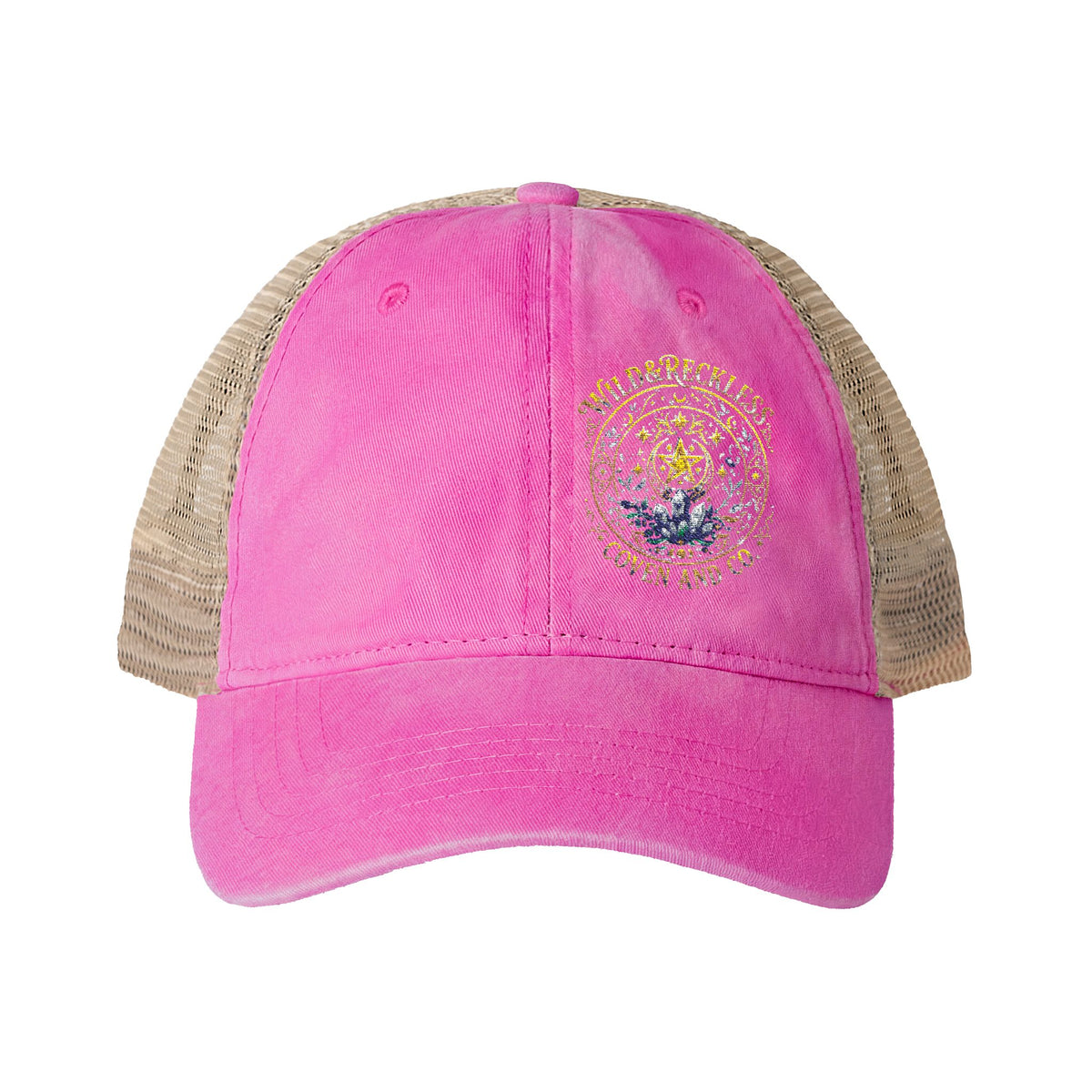Women's Washed Mesh-Back Cap