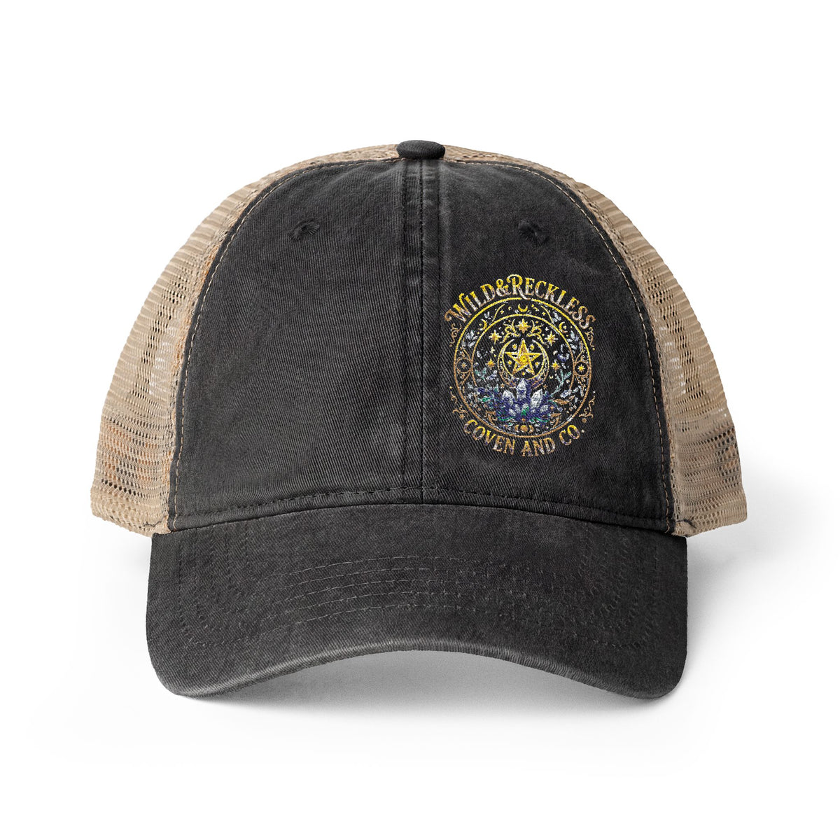 Women's Washed Mesh-Back Cap