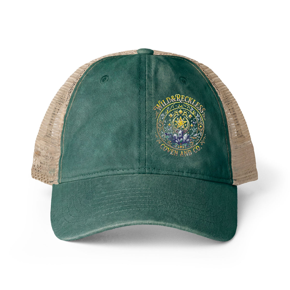 Women's Washed Mesh-Back Cap