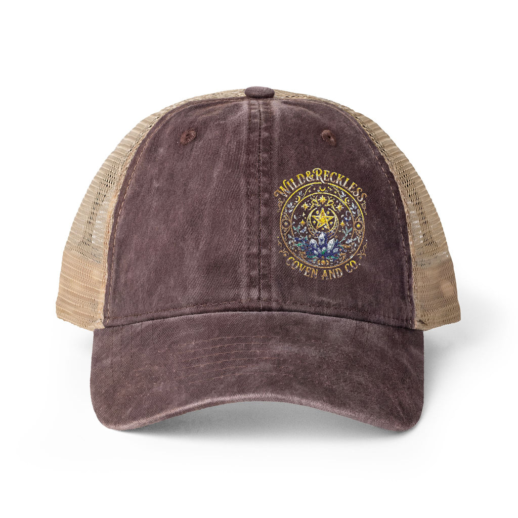Women's Washed Mesh-Back Cap